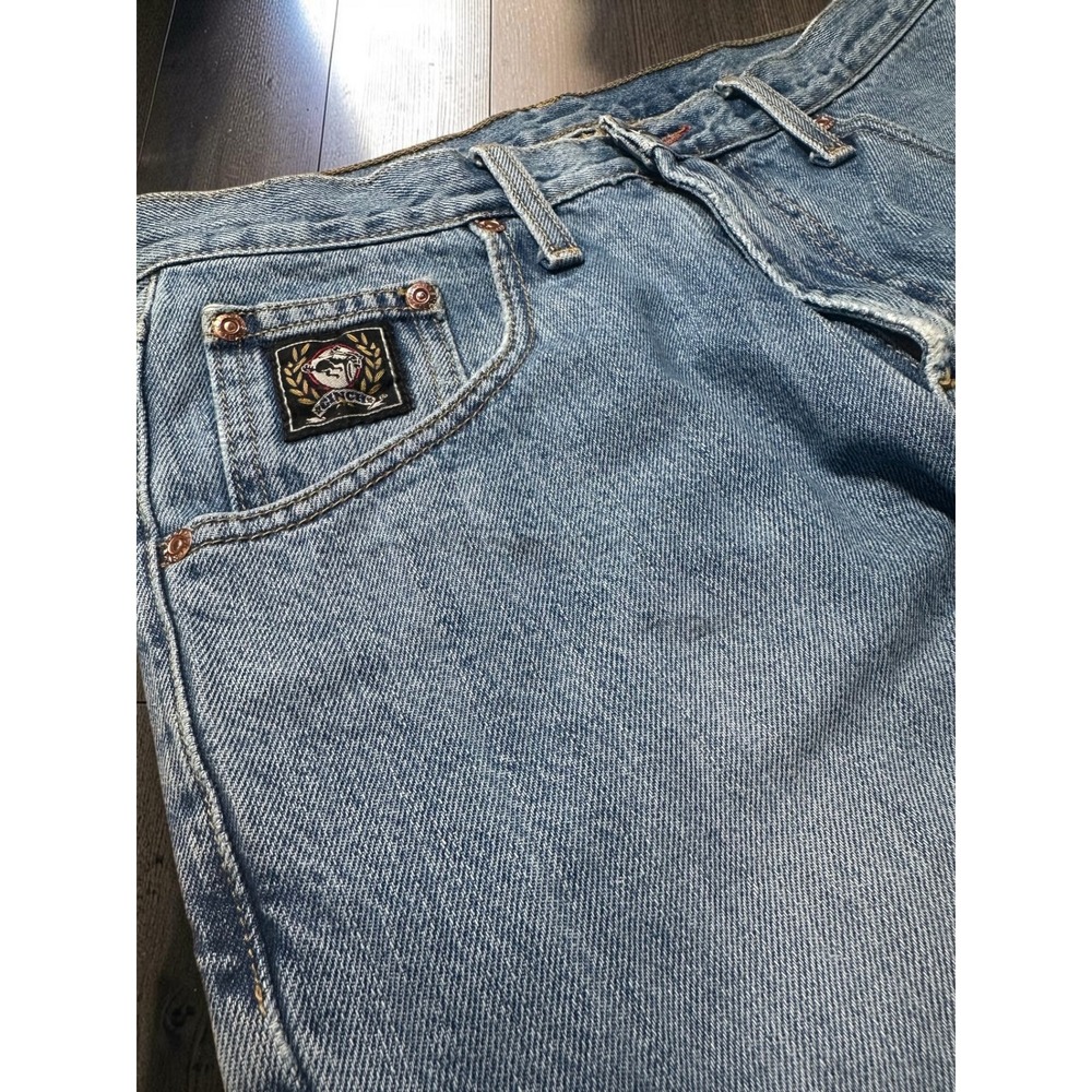 Cinch Black Label Mens Loose Fit Original Rise Tapered Leg Jeans Blue 30x36 - Picture 5 of 9